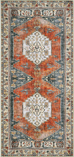 SteweHome Χαλί Ορθογώνιο Πορτοκαλί 95x300cm