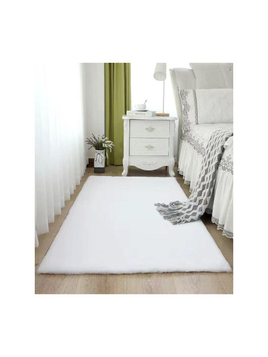 SteweHome Παιδικό Χαλί Λευκό 80x150cm SteweHome Παιδικό Χαλί Λευκό 80x150cm