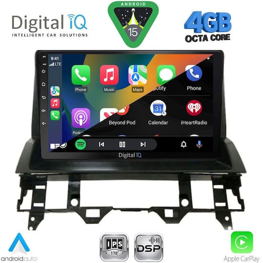 Digital IQ Car Audio System for Mazda 6 2002-2008 Bluetooth USB WiFi GPS Apple CarPlay Android Auto with 10" Touch Screen