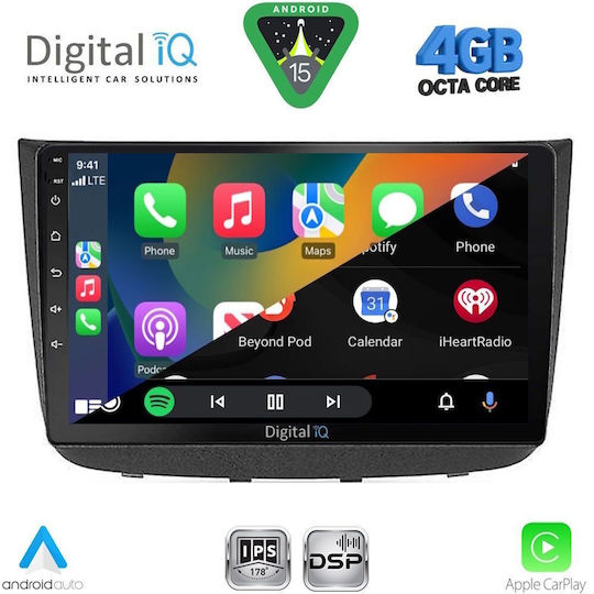 Digital IQ Ηχοσύστημα Αυτοκινήτου για Mercedes-Benz Vito / Viano 2003-2007 (Bluetooth/USB/WiFi/GPS/Apple-Carplay/Android-Auto) με Οθόνη Αφής 10"