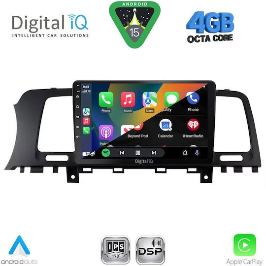 Digital IQ Car Audio System for Nissan Murano 2007-2014 Bluetooth USB WiFi GPS Apple CarPlay Android Auto with 9" Touch Screen