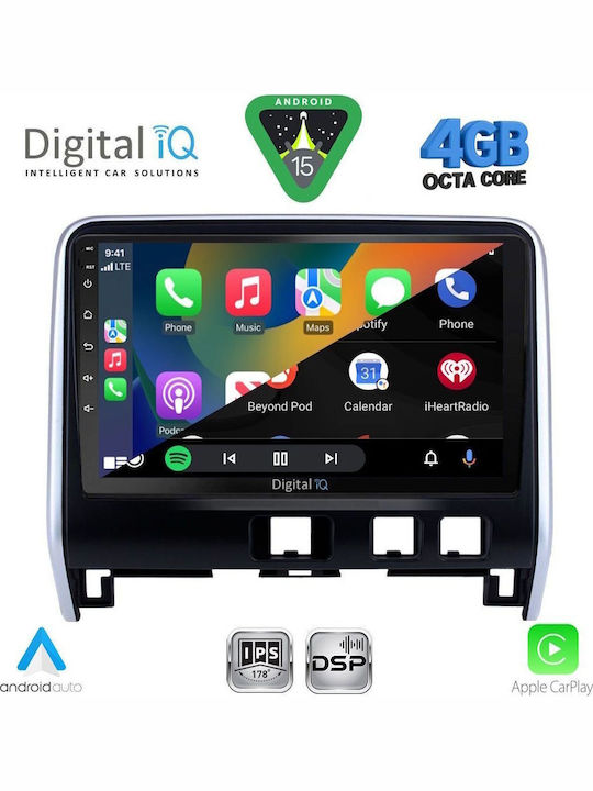 Digital IQ Car Audio System for Nissan Serena 2016-2022 Bluetooth USB WiFi GPS Apple CarPlay Android Auto with 10" Touch Screen