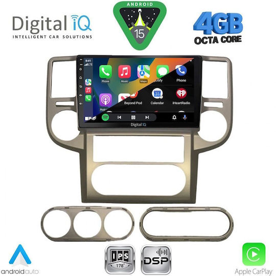 Digital IQ Car Audio System for Nissan X-Trail 2004-2007 (Bluetooth/USB/WiFi/GPS/Apple CarPlay/Android Auto) with 10" Touch Screen
