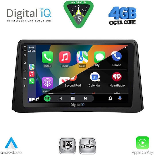 Digital IQ Car Audio System for Opel Mokka 2012-2015 Bluetooth USB WiFi GPS Apple CarPlay Android Auto with 9" Touch Screen