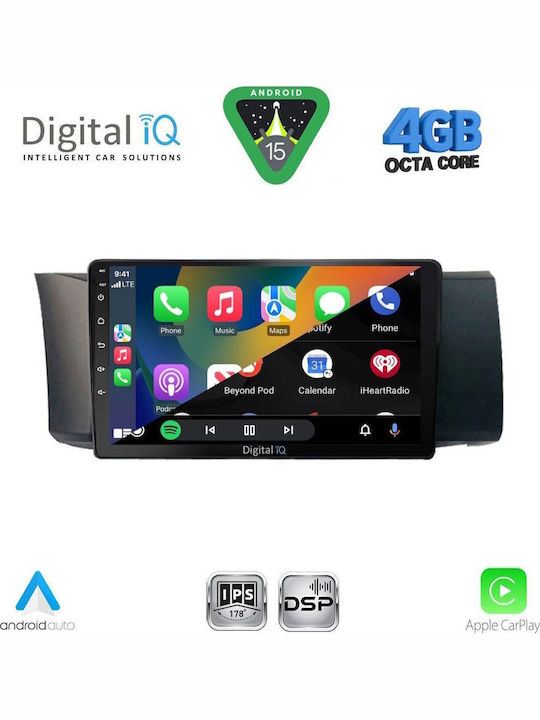 Digital IQ Car Audio System for Toyota GT86 Subaru BRZ 2012 (Bluetooth USB WiFi GPS Apple CarPlay Android Auto) with 9" Touch Screen