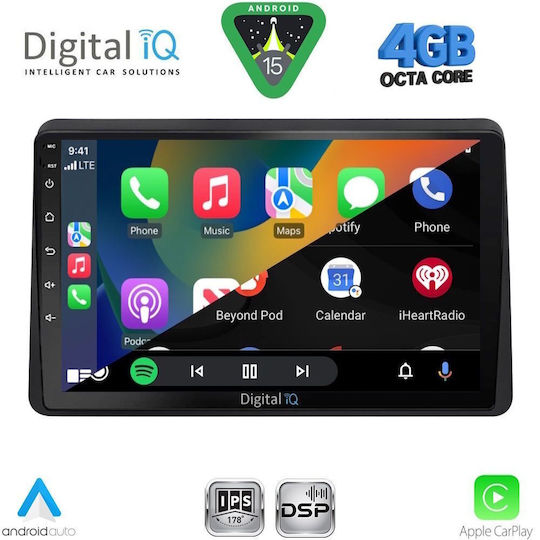Digital IQ Ηχοσύστημα Αυτοκινήτου για Opel Movano Renault Master Nissan NV400 2020 (Bluetooth/USB/WiFi/GPS/Apple-Carplay/Android-Auto) με Οθόνη Αφής 10"