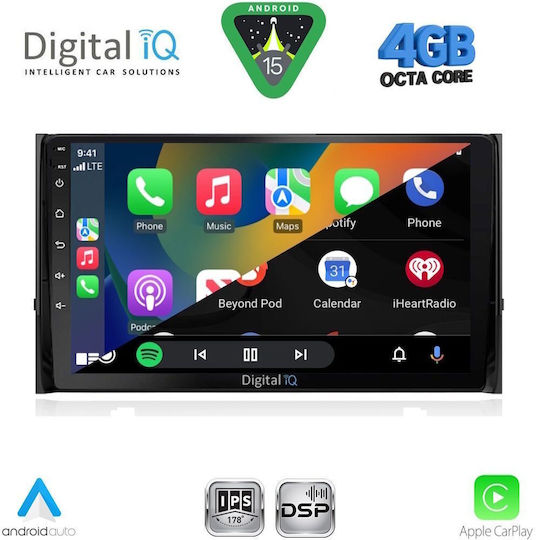 Digital IQ Ηχοσύστημα Αυτοκινήτου για Skoda Karoq / Kodiaq 2016 με Clima (Bluetooth/USB/WiFi/GPS/Apple-Carplay/Android-Auto) με Οθόνη Αφής 10"