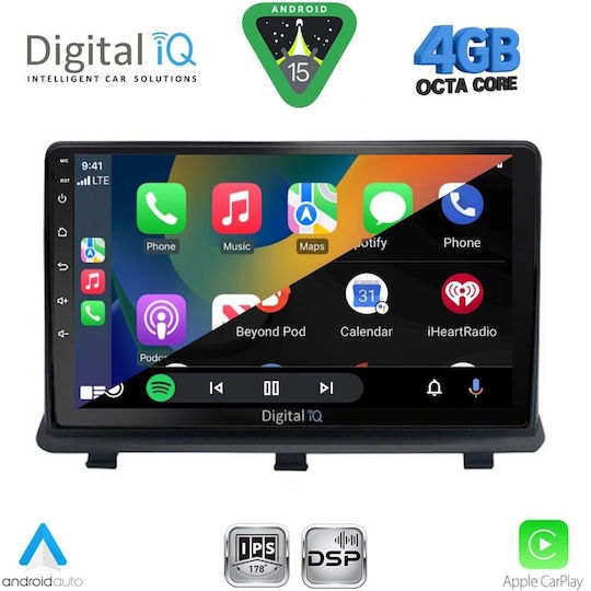 Digital IQ Ηχοσύστημα Αυτοκινήτου για Opel Antara 2006-2016 (Bluetooth/USB/WiFi/GPS/Apple-Carplay/Android-Auto) με Οθόνη Αφής 9"