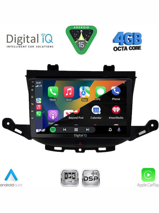 Digital IQ Car Audio System for Opel Astra 2004 with Touch Screen 9" DIGITAL IQ RSG 6483 CPA