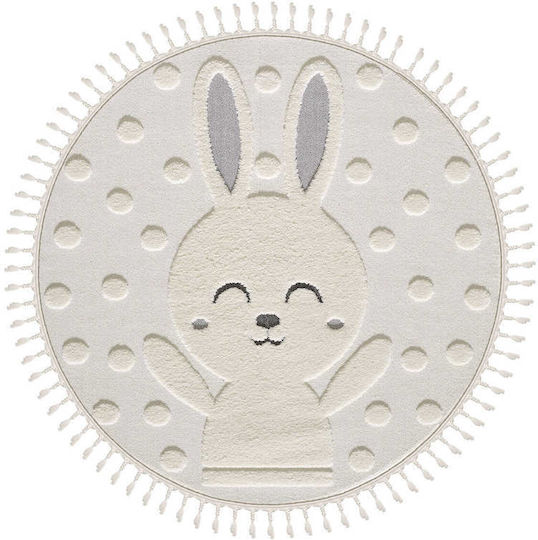 SteweHome Kids Cotton Beige Rug By Meter Width 120cm 120x120cm