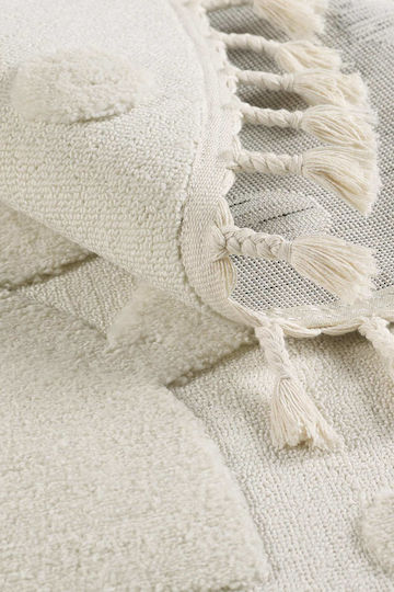 SteweHome Kids Cotton Beige Rug By Meter Width 120cm 120x120cm