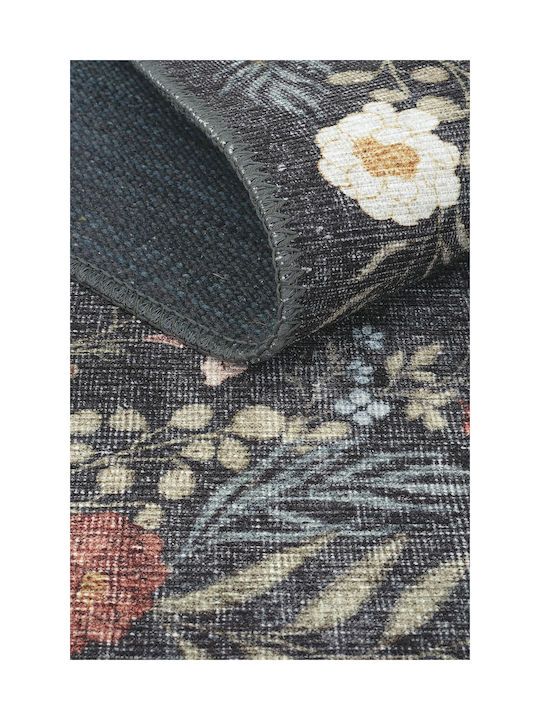 SteweHome Παιδικό Χαλί Μαύρο 75x300cm Πάχους 60mm
