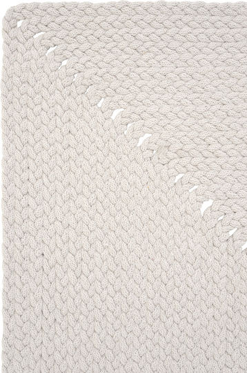 SteweHome Kids Rug White By Meter Width 80cm 80x300cm Thickness 60mm