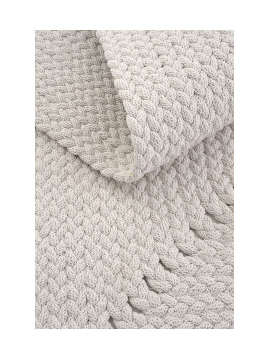 SteweHome Covor Pentru Copii Alb Tăiat La Dimensiune Lățime 80cm 80x300cm Grosime 60mm