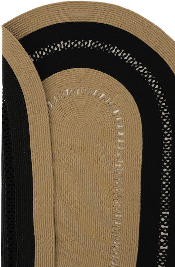 SteweHome Handmade Kids Rug Black by Meter Width 80cm 80x300cm Thickness 60mm
