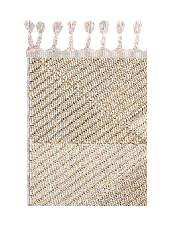 SteweHome Covor Pentru Copii Bej Tăiat La Dimensiune Lățime 80cm 80x150cm Grosime 90mm
