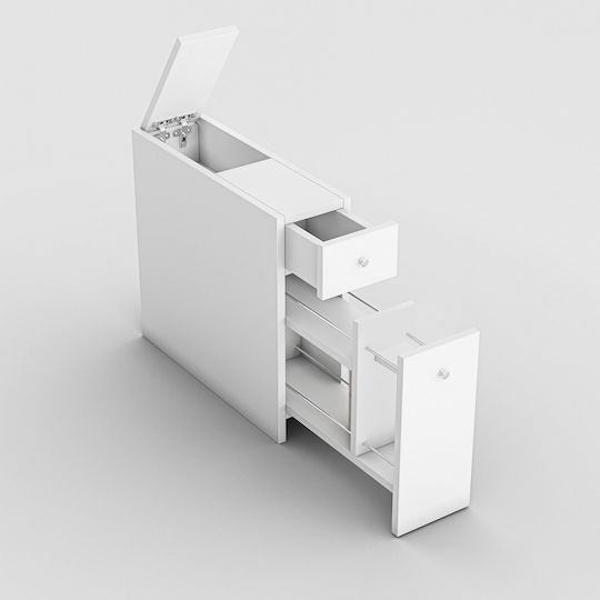 Fratelli Home Celana Бански Шкаф 60x20x55см Бял