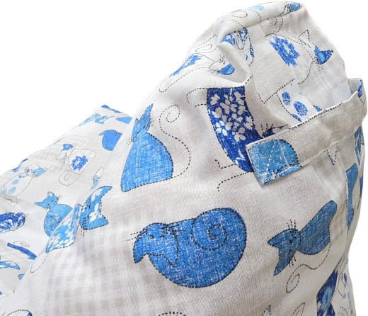 Kinderstuhl Blau OP1CAT-blau 50x50x30cm