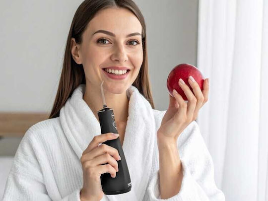 Eldom Water Flosser mit Reiseetui Schwarz
