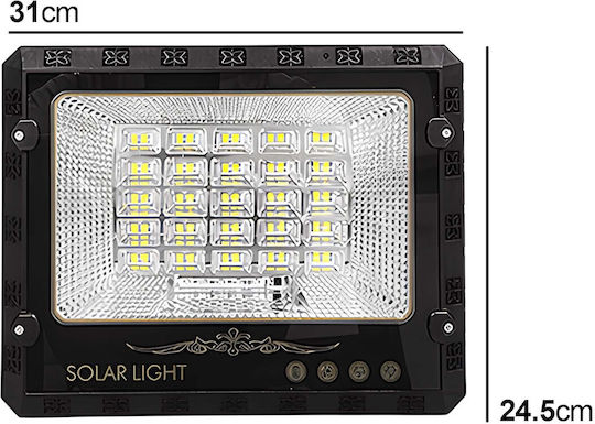 Avizar Outdoor Led Solar Projector 9000k Automatic Detection Black