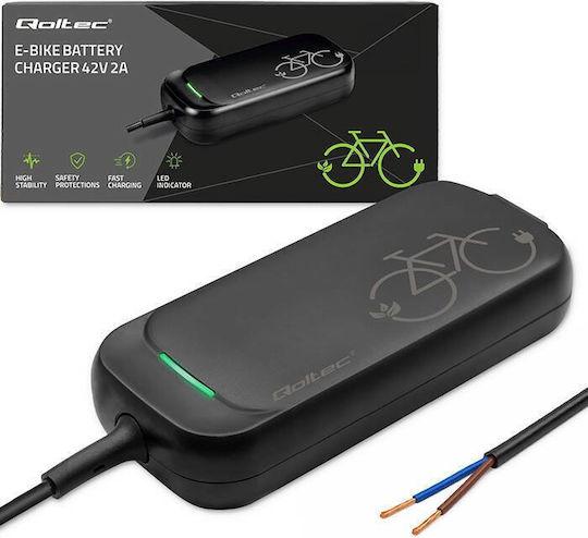 Qoltec Charger Ebike 36v 42v 2a Without Plug