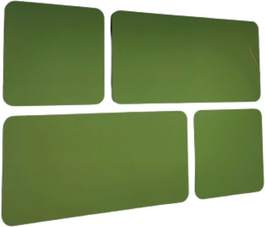 Akustikabsorptionspaneel (4 Stück) 60cm x 60cm x 40mm in Grüner Farbe