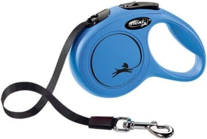 Flexi Dog Leash/Lead Strap Classic in Light Blue Colour 3m up to 12kg