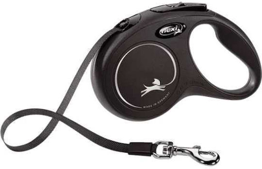 Flexi Foldable Dog Leash/Lead Strap Classic Small in Light Blue Colour 5m up to 15kg