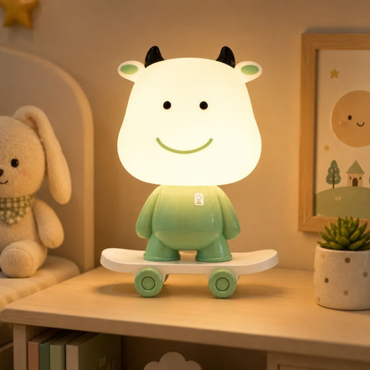 My Home Luxury LED Kinder Dekorative Lampen Grün 29,5x18,5x15cm