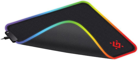Defender Gaming Mouse Pad Medium (350mm) with RGB Lighting Black