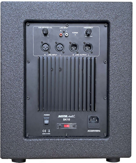 Master Audio SK10 Subwoofer Autoamplificat cu Difuzor 10" 250W Negru