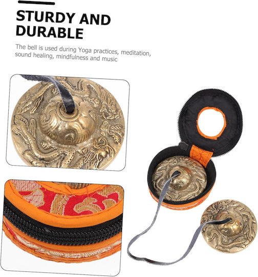 Niyamas Meditation Cymbals Meditation 6.5cm with Storage Pouch