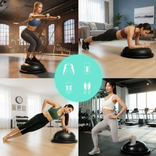 Μπάλα Pilates 61.5cm , 4.5kg σε Μαύρο Χρώμα