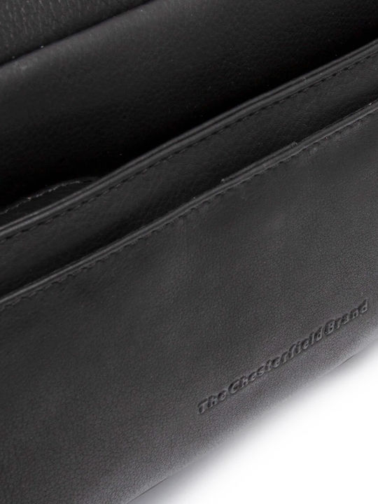 Leder Herren Tasche Schulter / Crossbody Schwarz