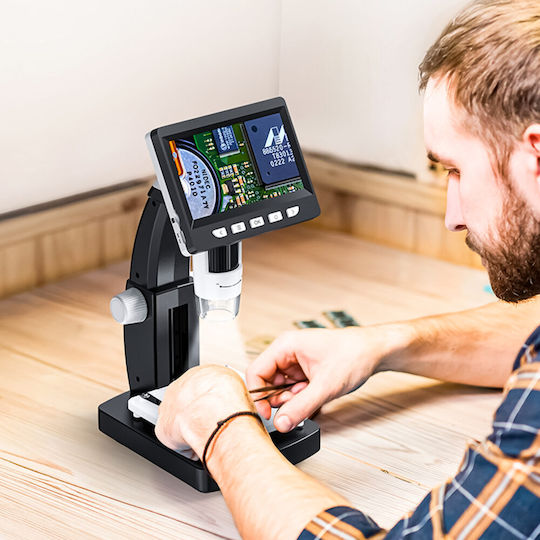 Microscop Digital Biologic USB Educațional cu Ecran