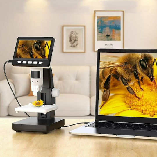 Microscop Digital Biologic USB Educațional cu Ecran