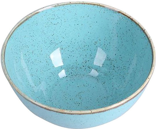 Porland Round Blue Porcelain Serving Bowl