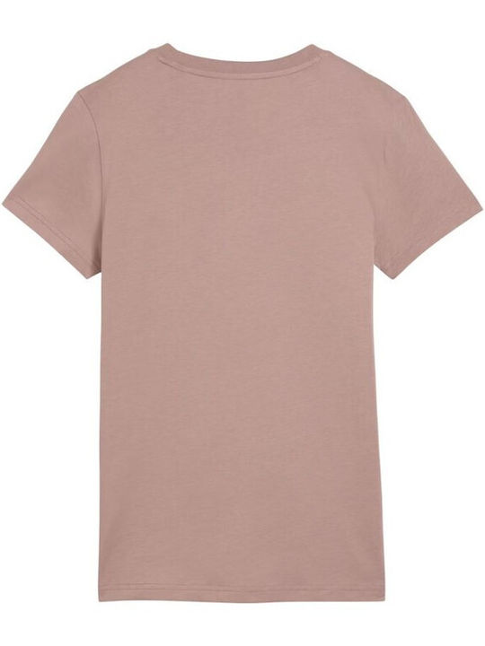 PUMA Logo Women's T-shirt Dusty Pink