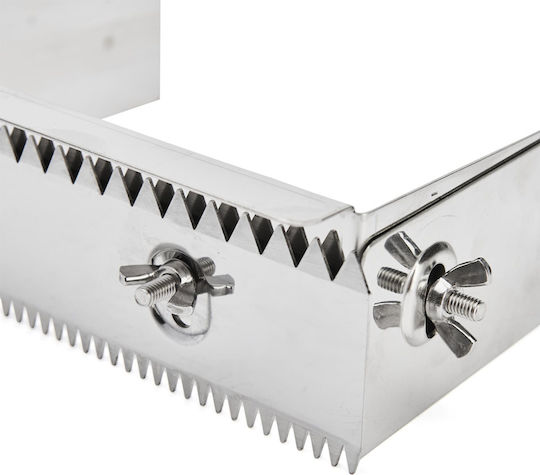 Stainless Steel Serrated Comb Leveling Tool Raplette 40cm De Buyer