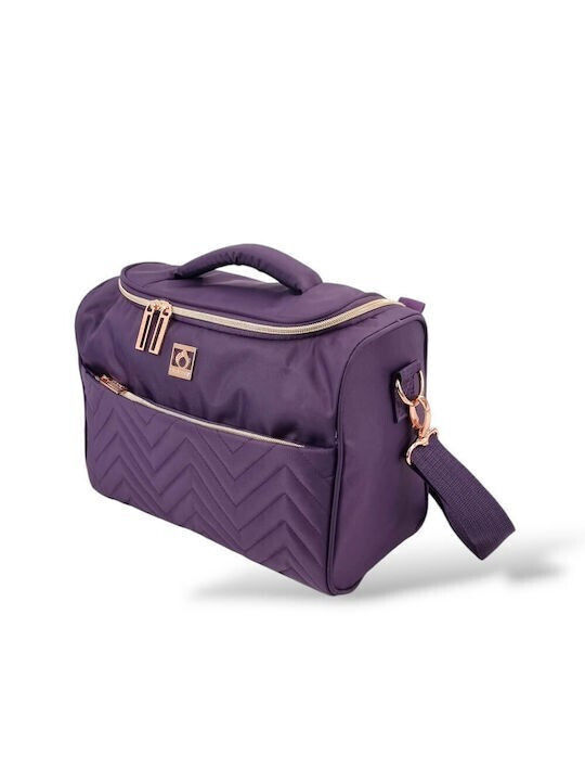 Beauty Case Toiletry Bag Diplomat Monaco Zc9001-v32 Purple