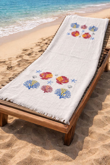 SteweHome Cotton Beach Towel Coral 170x90cm