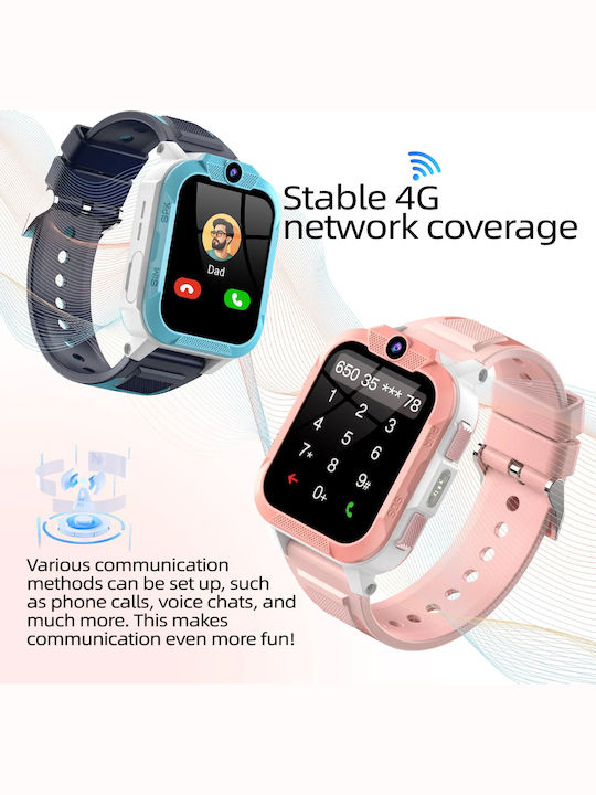 BlackView Kids Smartwatch with GPS & Camera Pink