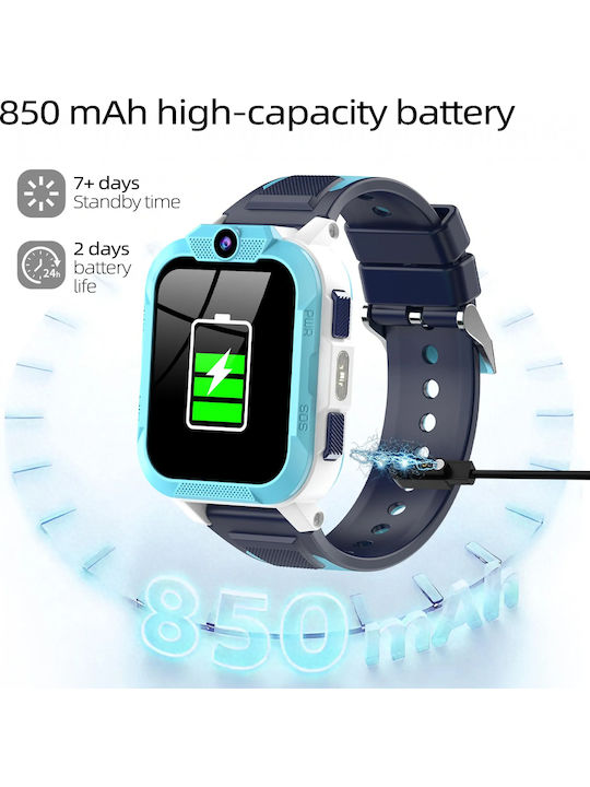 BlackView Παιδικό Smartwatch 4G με GPS & Κάμερα Μπλε