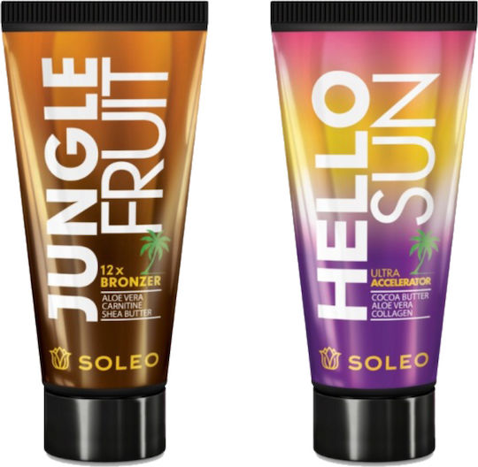Soleo Hello Sun 150 Ml Accelerator + Soleo Jungle Fruit 150 Ml Bronzer