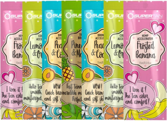 Supertan Sensation 7x15ml Mix Banana Orange Peach Mango