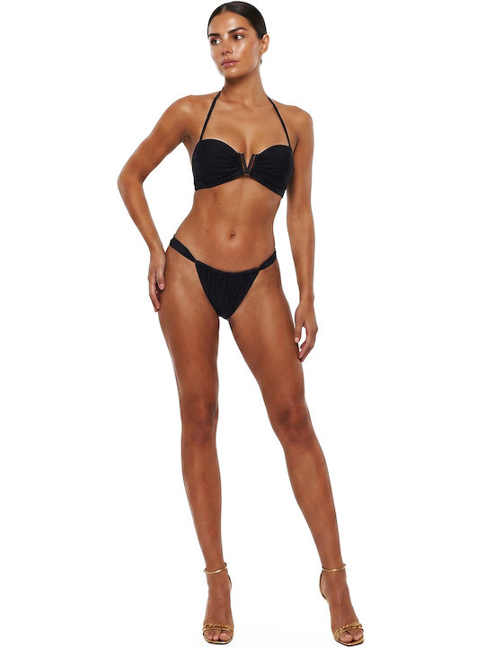 Bikinihosen Slip Schwarz
