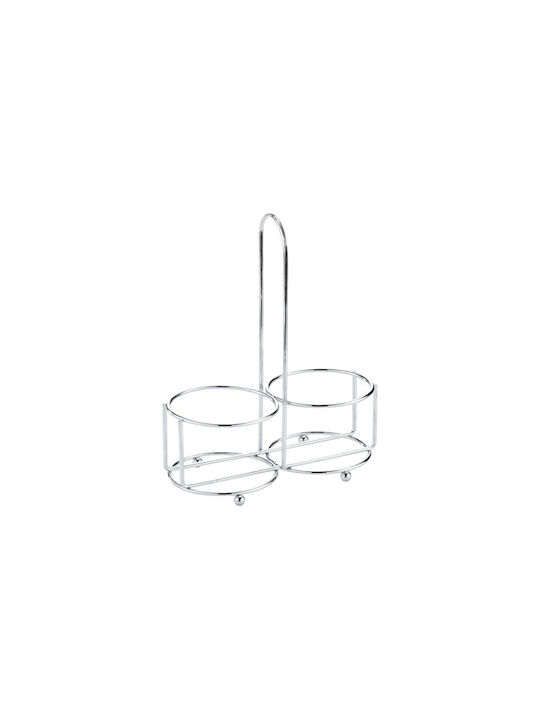 Westmark Manuelle Salz- und Pfeffermühlen-Sets Keramik in Silber Farbe 18,3cm 2 Stück