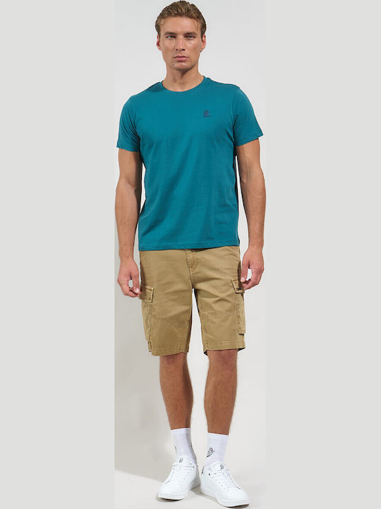 T-shirt Πετρολ