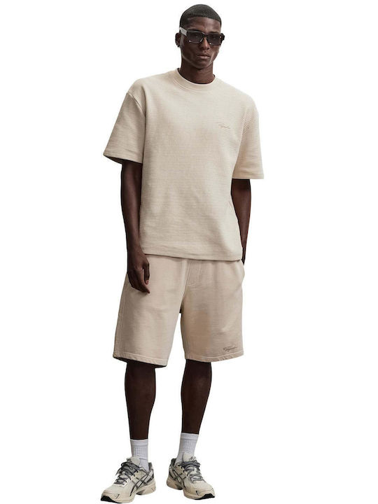 Herrenblusen T-Shirts Beige