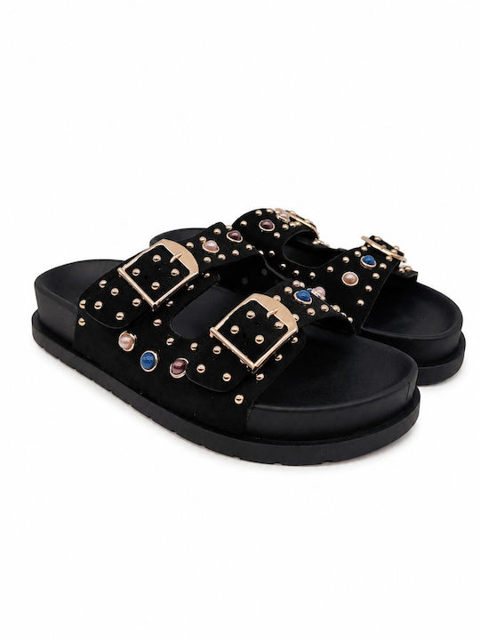 Women's Flat Sandals Black